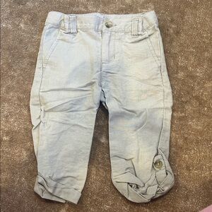 Janie and Jack Light Gray Kids Bottoms